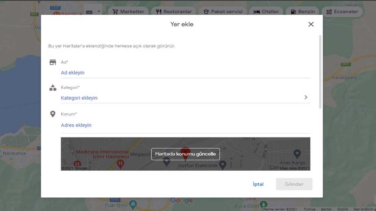 Google Haritalar'a Yer Ekleme - Google Haritalar'a nasıl yer eklenir